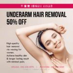 è…‹ä¸‹é™¤æ¯›50%æŠ˜æ‰£ ï¼�Underarm hair removal 50%off discount!